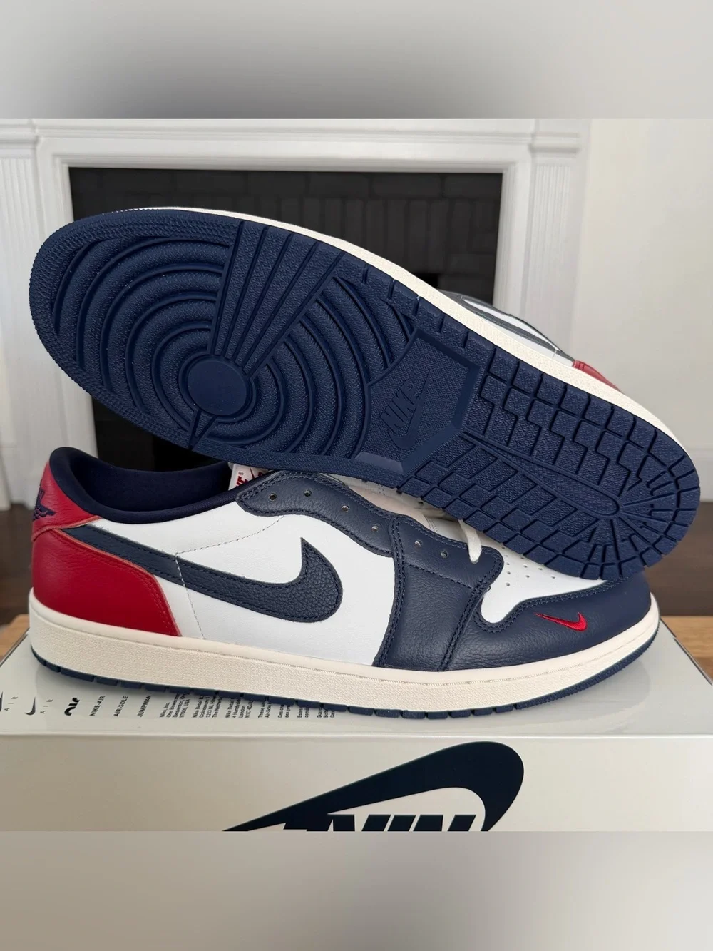 Air Jordan 1 Retro Low “Howard University” - Mens Size 16 - (HQ2993-100)